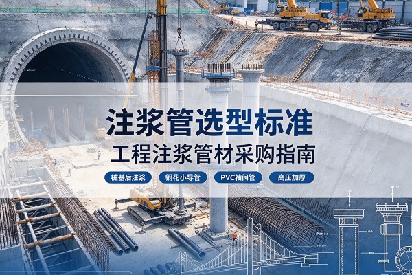 亚东注浆管选型标准