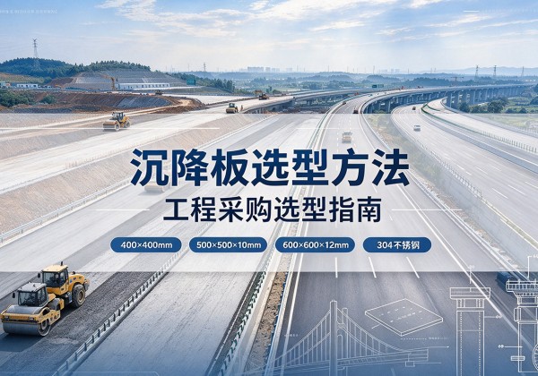 亚东沉降板选择方法